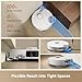 DREAME L40 Ultra Gen 2 Robot Vacuum and Mop with 25,000Pa Suction, Extendable Side Brush and Mop, All-in-One Self-Emptying & Cleaning Dock, Voice & App Control, White