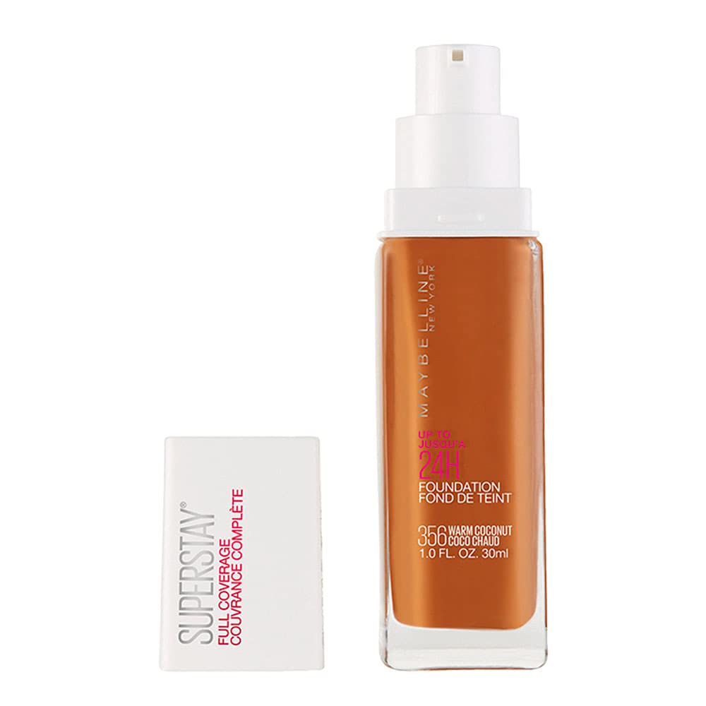 Maybelline Super Stay Full Coverage Liquid Foundation - Trucco caldo, 38 ml