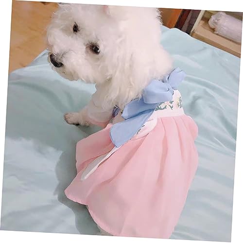 Vestido tradicional chino para perro talla M miniatura 7
