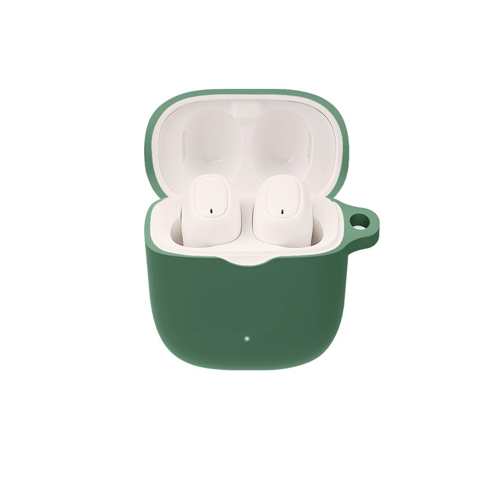 Bluetooth Earphone Case for W12, Soft TPU, Dustproof, Dropproof, Headphone Case Cover for W12.(Dark Green)