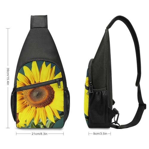 Bolso tipo bandolera Bloom Sunflower para deporte y trekking miniatura 2