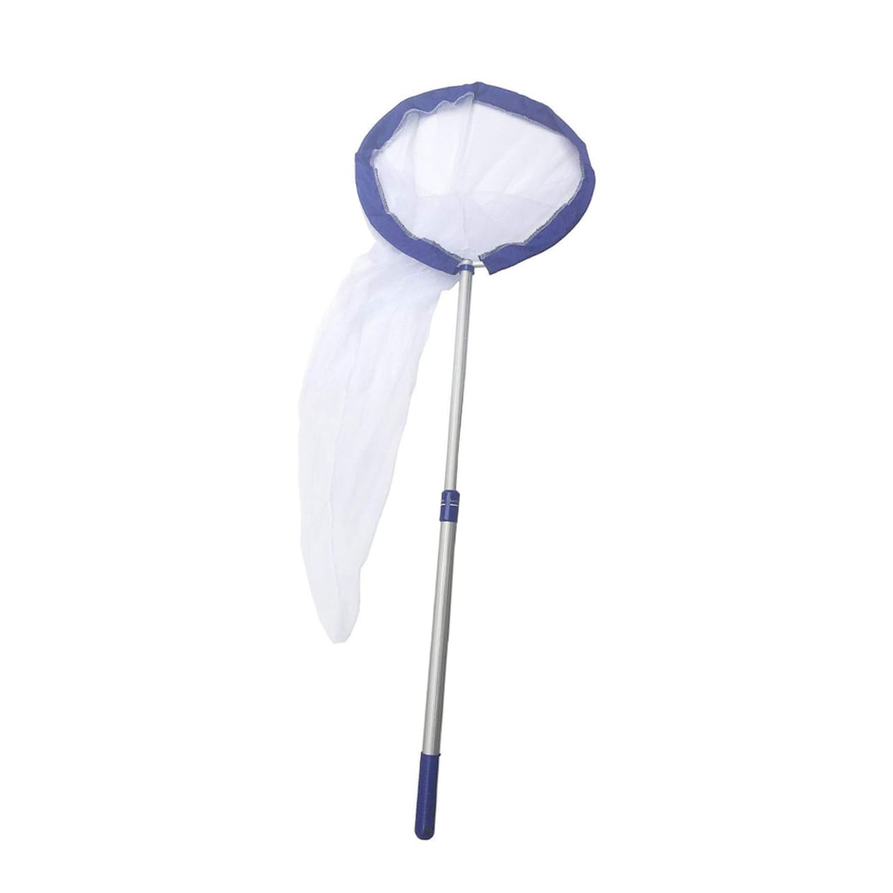 BRIGHTFUFU 1pc Extendable Aluminum Handle Net Boys and Girls Fun Toys for Butterfly Insect Catching Outdoor Picnic Camping Safe Comfortable Design