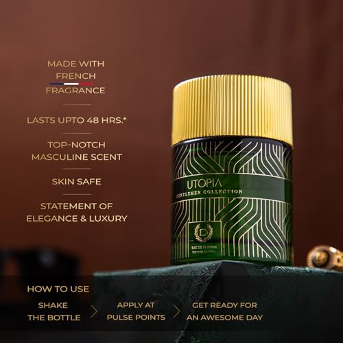 Image of Denver Gentlemen Utopia Perfume For Men - 100 ML | Long Lasting Fragrance