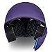 CHAMPRO HX Gamer Plus Baseball Batting Helmet for Youth and Adult,Purple,Medium
