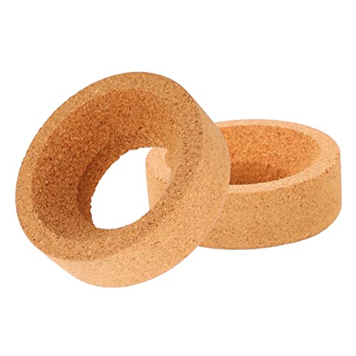 NAMOARLY 2pcs Flask Holder Lab Cork Holder Flask Stand Ring Flask Cork Ring Flask Support Cork Stand Round Bottom Flask Stand Flask Base Stand Lab Flask Cork Support Beaker Holder Lab Stand