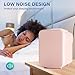 Simple Deluxe Mini Fridge, 4L/6 Can Portable Cooler & Warmer Freon-Free Small Refrigerator Provide Compact Storage for Skincare, Beverage, Food, Cosmetics, Pink New
