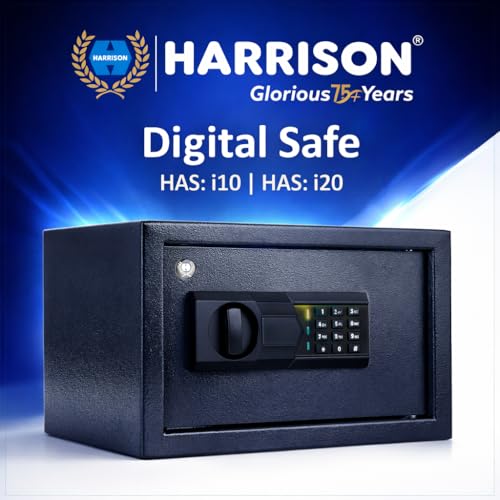 Image of Harrison Digital Safe Locker DigiSafe 16 Litres Z-113 for Home & Office with Digital keypad (Dark Grey) | Locker for home, Safe for home