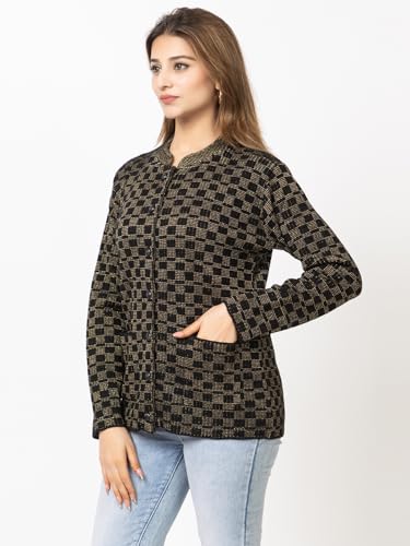 Image of TWENTY ME Winter Wear Casual Wear Acrylic Blend Button Closure and with Front Pockets Cardigans for Women's