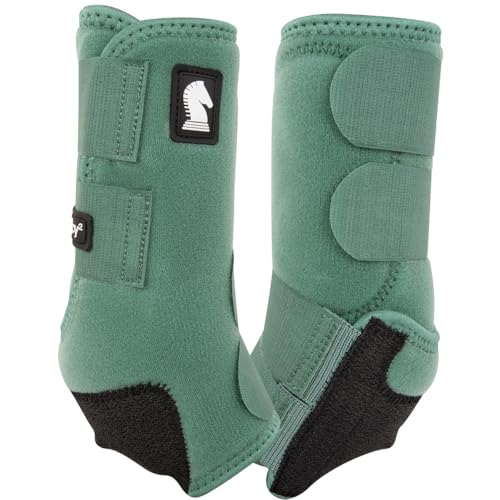 Image of Classic Equine Legacy2 Support Boots, Front (Spruce, Medium)
