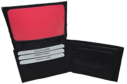 Christmas Gift Special: Leather Bifold Kids Wallet with Coin Purse