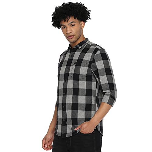 Image of Wrangler White Striped Regular Fit Shirt