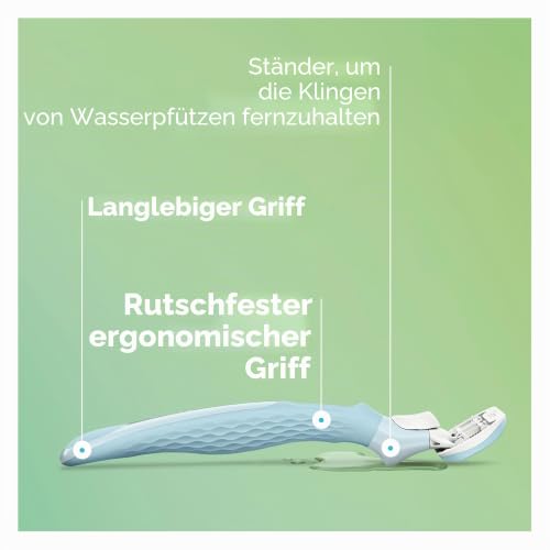 Gillette Venus Extra Smooth Rasierklingen Damen, 4er Pack Rasierklingen-Nachfüllungen, Lubrastrip mit einem Hauch von Avocadoölen… – Ansicht 6