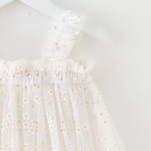 Baby Girls Daisy Tutu Dress Summer SleevelessTulle Tutu Dresses Size 6M-5T3