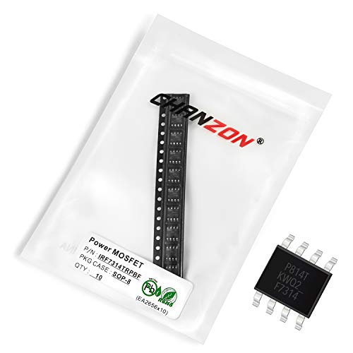 Chanzon 10 piezas IRF7314TRPBF SOP-8 MOSFET de potencia -5.3A Transistor SMD