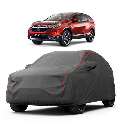 Image of Heavy-Duty Car Cover for Compatible with Honda CR V (2018 to 2025 All Models) Deluxe Car Protection Cover - Waterproof & UV-Resistant All-Season Exterior Protection
