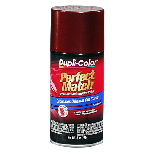 Image of Dupli-Color EBGM05217-6PK Perfect Match Automotive Spray Paint - General Motors Dark Toreador Metallic, 51 WA203C, WA334D, WA257C - 8 oz. Aerosol Can, 6-Pack