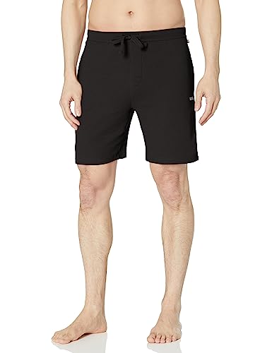 Image of BOSS Men's Waffle Contrast Logo Lounge Shorts