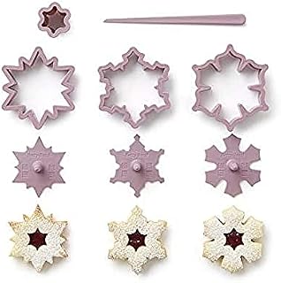 Betty Bossi Cookie Cutter Snowflake foremka do wycinania ciasteczek w kształcie płatka śniegu wysokiej jakości foremka do wycinania ciasteczek