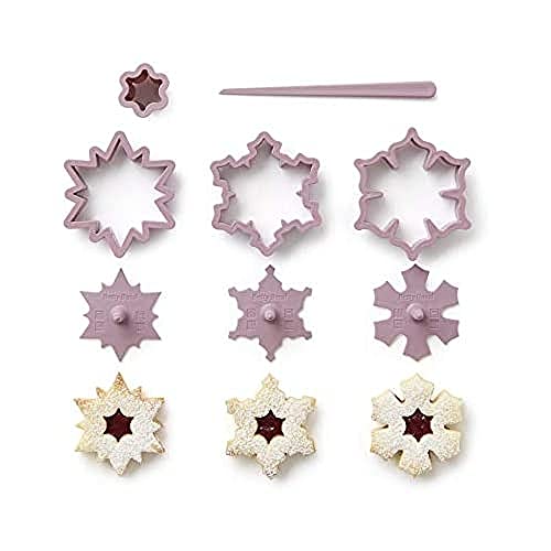 Betty Bossi Cortador de Galletas Copo de Nieve - Cortador de galletas en forma de copo de nieve - Gadget de cocina de alta calidad