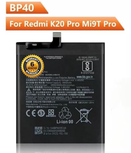 Image of Original BP40 Battery for Redmi K20 Pro, 9T M1903F11G Battery with 6 Month Warranty ** (SEP450)