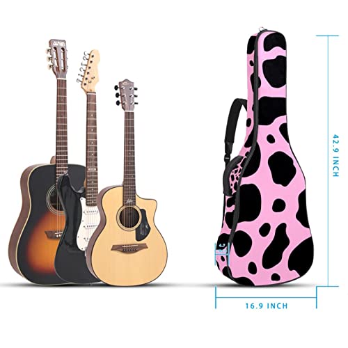 Housse de transport étanche pour guitare avec bandoulière réglable en peau de vache rose laiteux et noir, Multicolor 01… - Les Beatles, Paul McCartney, John Lennon, RIngo Starr, George Harrison Housse de transport étanche pour guitare avec bandoulière réglable en peau de vache rose laiteux et noir, Multicolor 01… – Image 6
