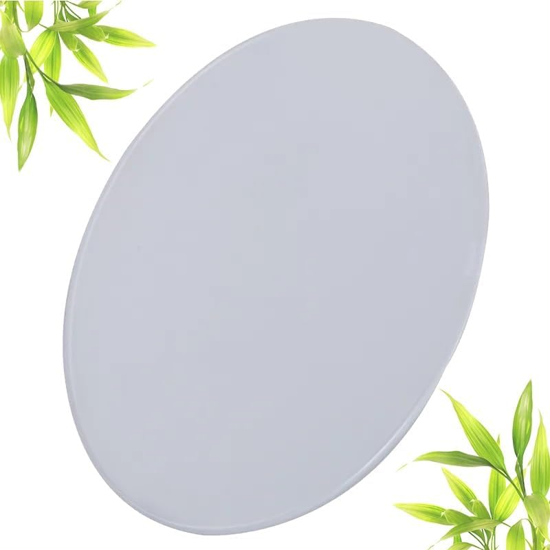 Round Glass Table Top 15 18 24 in Frosted Glass Tabletop Replacement, Tempered Table Surface for Dining, Coffee, Office, Side Tables(650mm(25in))