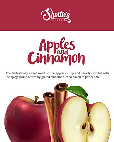 Apples & Cinnamon Premium Tealight Candles - Highly Scented With Essential & Natural Oils - 6 Dark Red Tea Lights - Beautiful Candlelight - Made In The Usa - Bakery & Food Collection #TOP4