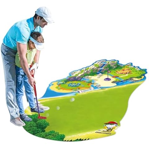 GOODLYSPORTS Mini Golf, Toddler Golf Clubs, Mini Golf Set with Putting Mat and Retractable Kids Golf Clubs, Kids Putting Green, Kids Golf Clubs 3-5, Indoor and Outdoor Toddler Golf Set for Boys Girls Cover