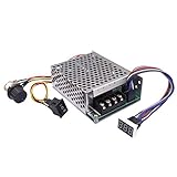 Este regulador de velocidad es capaz de ajustar la velocidad del motor DC con una amplia gama y invertirse la rotación a través de un interruptor de inversión, que tiene delante/Stop/atrás 3 etapas.