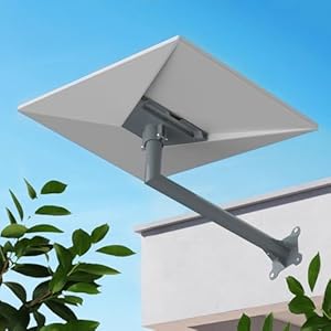 Starlink Gen 3 Mount, Starlink Gen 3 muurbevestiging, Starlink Montageset Gen 3, Starlink lange muurbeugel voor Starlink Internet Kit Satelliet, Starlink dakmontage met Starlink V3 pijpadapter (lang)