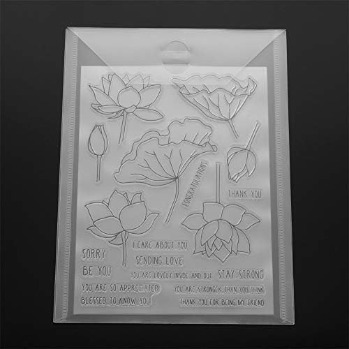 Large Stamp & Die Storage Pockets Resealable Clear Plastic Seal Bags Storage Case for Cutting Dies Stencil Album Stamp Crafts for DIY Scrapbooking Paper Card Craft Cutting Dies for Card Making