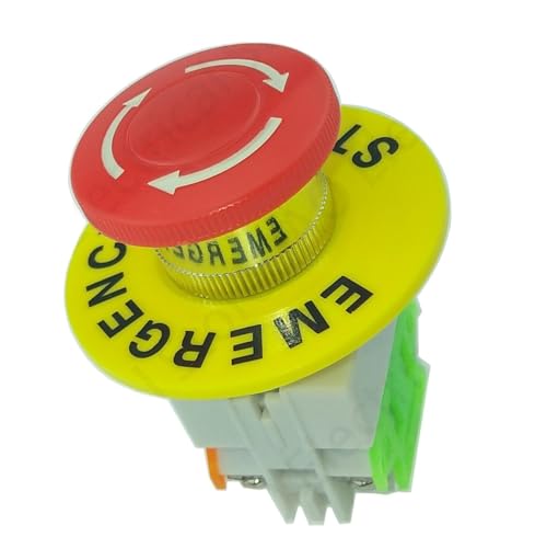 Interruptor de parada de emergencia LAY37 1NO 1NC DPST CA 660V
