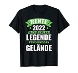 Rente 2022 Ruhestand 2022 Rentner Pension Lustig T-Shirt