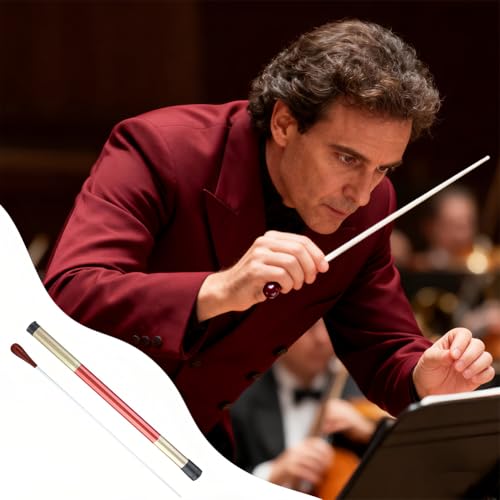Musik Taktstock, Holz Taktstock Handle Music Band Dirigierstab Konzert Dirigentenstab Schlauchhülle Wood Musical Conducting Baton Aufbewahrungskoffer Playing accessories Sinfonieorchester Chorleiter