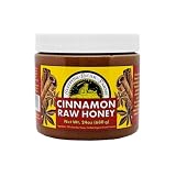 Cinnamon Honey 24oz - Creamy Raw Honey with Certified Organic Cinnamon - Sleeping Bear Farms - Unprocessed Untreated Spreadable Honey - Natural Immune Support - 1.5 Pound Jar