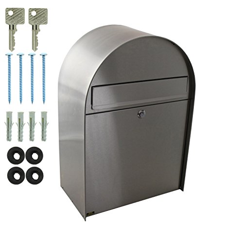 Burg-Wächter Nordic 3780 Ni Brievenbus, roestvrij staal met openingsstop, grote brievenbus, A4-inwerpformaat, roestvrij - Afbeelding 6