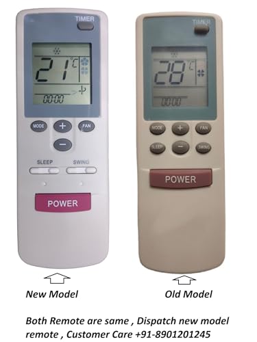 Image of Compatible with Carrier Ac Remote | Model -128 | Suitable for 1 | 1.2 | 1.3 | 1.5 | 1.8 | 2 | 2.2 | 2.5 | 3 Ton Split and Window Air Conditioner | Match Exactly with Old Model