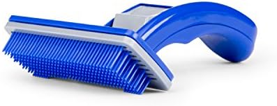 Do-Be Groom Ninja - Slicker Grooming Brush for Dogs and Cats, Spring-Loaded Self-Cleaning Feature, Remove Shedding Hair, Tangles and Matting, Flexible Coated Bristle Tips, Ergonomic Handle for Easy Br