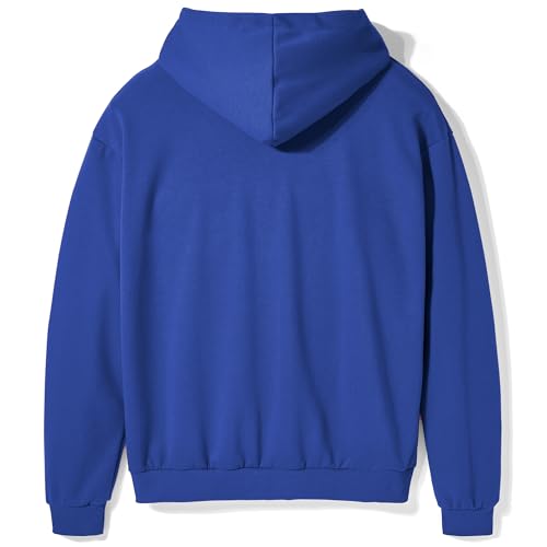Ohoo Unisex Boys Girls Hoodie Full Zip Up Cotton Blend Long Sleeve Lightweight No Drawstring with Pockets2