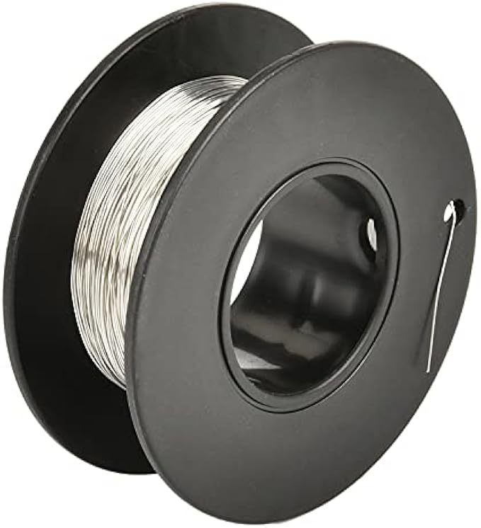 0.25mm x 100m(L) Heating Resistor Wire Wrapping Nichrome Resistance Wires for Heating Elements 1Pcs,Aicosineg