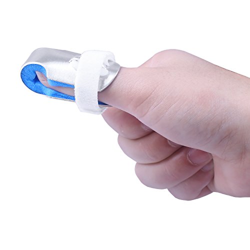 Finger Splints: 3-Size Pack Made For Finger Knuckle Immobilization Of Adults And Children Suffering Pain Sprains Strains Arthritis With Soft Foam Interior Loop Straps And Protective Ventilation Holes #TOP2