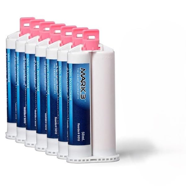 Mark3 9010 Dental Alginate Alternative Fast Set Cartridges 8/Pk 50 mL
