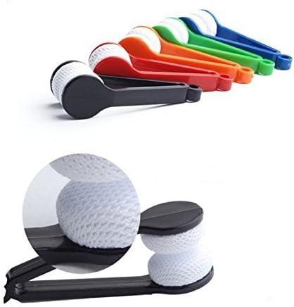 MauSong 5 Pcs Mini Tool Eyeglass Cleaner, Microfiber Soft Brush for Cleaning Glasses and Spectacle (Random Color)