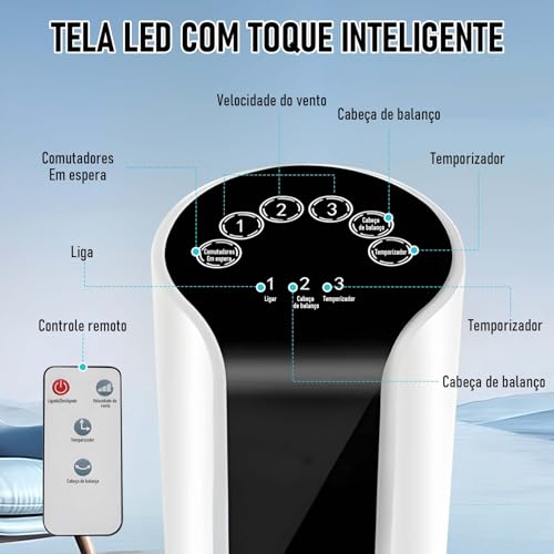 Ventilador Torre 86 cm/34