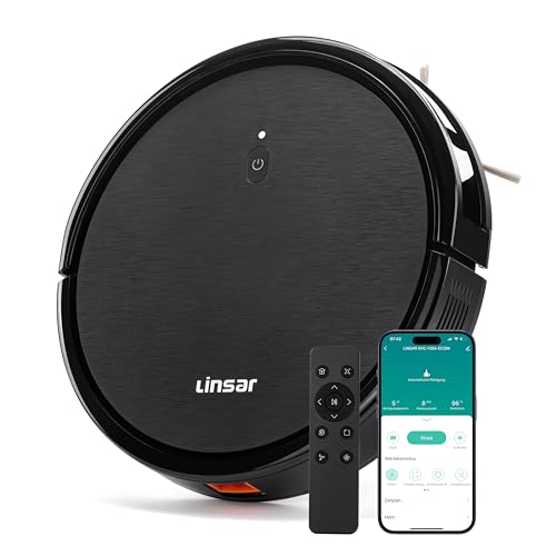 Linsar - Saugroboter ohne Wischfunktion - Starke Saugleistung - Alexa...