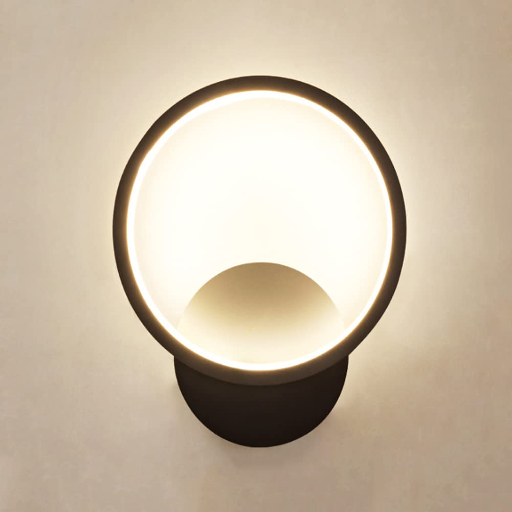 SXECAEPS Wall Lamps Sconces Light Indoor Led Dimmable 12w Warmnaturalwhite Modern Aluminum Decorative Sconce Lamp for Living Room Bedroom Hallway(B)