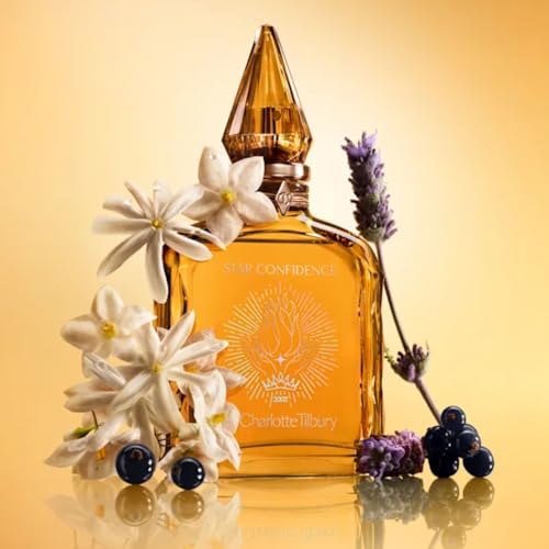 Charlotte Tilbury Star Confidence Eau De Parfum - Pheromone Enhancing Blackcurrant & Jasmine Fragrance with Natural Patchouli Oil - Long-Lasting Floral Woody Scent - Image 4