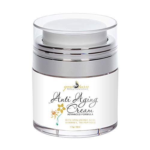 Anti Aging Face Cream & Wrinkle Cream - Perfect Facial Moisturizer For Day & Night Cream - Proprietary Formula with Hyaluronic Acid & Tri-Peptides To Support Skin Tightening, Brightning, Anti Wrinkl