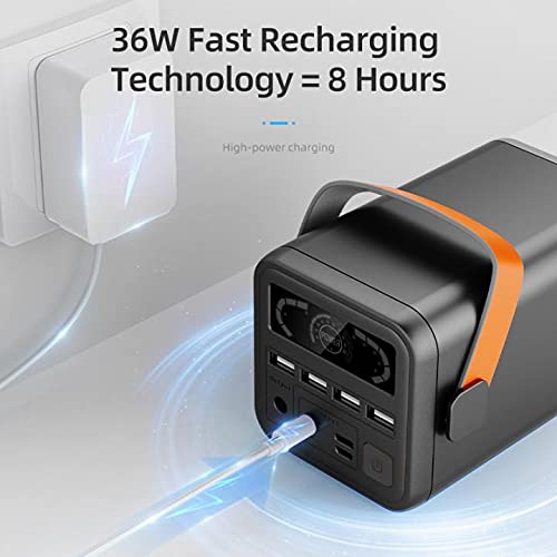 Batería externa de 60000 mAh, carga rápida de 36 W, cuatro puertos USB, gran capacidad, banco de energía móvil, portátil para smartphone, tablet y más