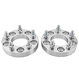 TRIBLE SIX 2pcs 1' (25mm) Wheel Spacers 5x4.5 5x114.3mm 12x1.5 Studs Replacement for Honda Accord...